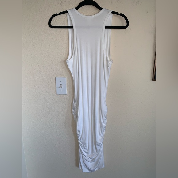 NWOT Ruched Racerback Bodycon Midi Dress - Picture 7 of 16